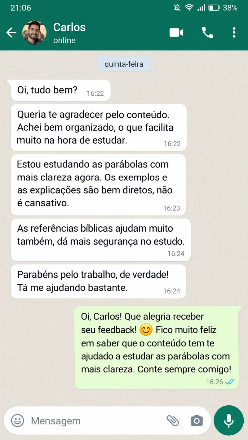 Depoimento de Fernanda